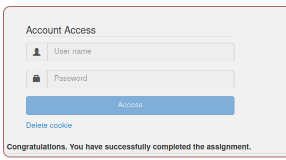 Webgoat - Spoofing an Authentication Cookie Challenge completed