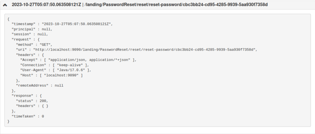Webgoat - Password reset Captured request