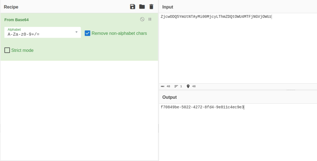 Webgoat - Logging Security Base64 Decode