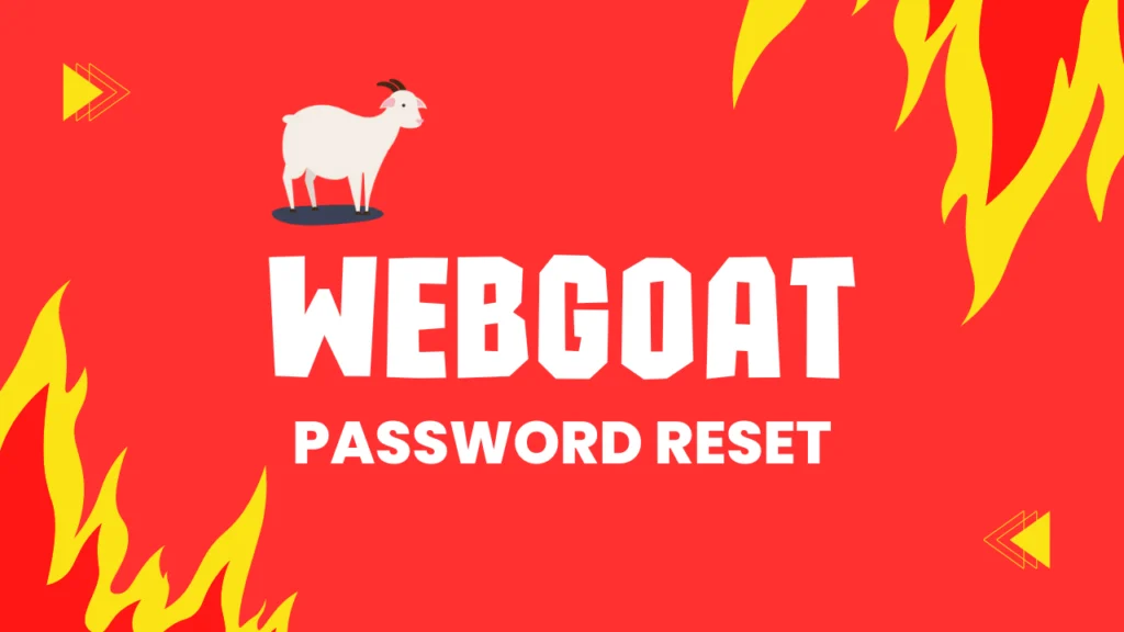 Webgoat - Password reset