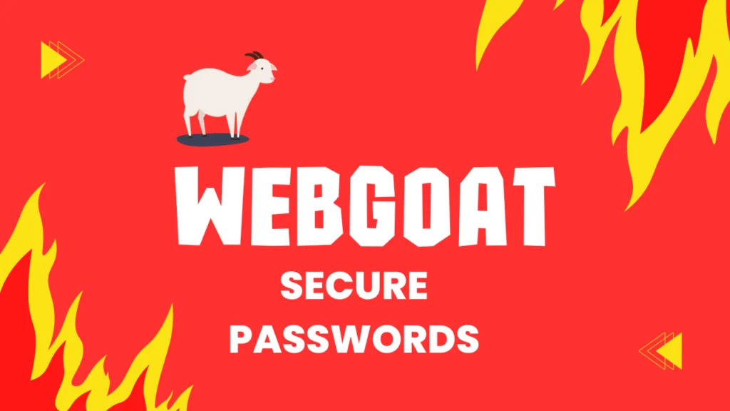 Webgoat - Secure Passwords