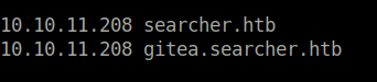 HTB - Busqueda adding hostname