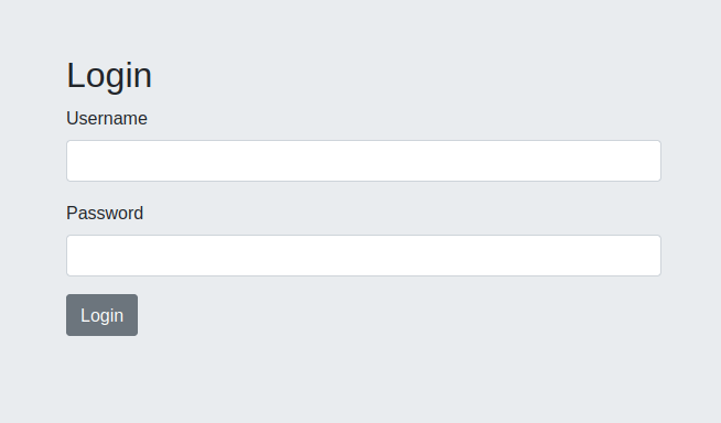 HTB - Cereal Login panel