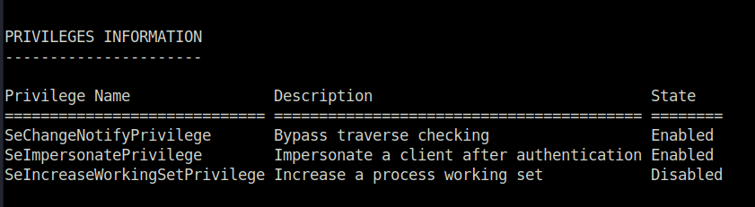 HTB - Cereal SEImpersonate enabled