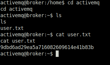 HTB - Broker user flag