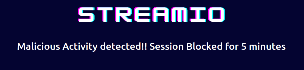 HTB - StreamIO malicious activity detected