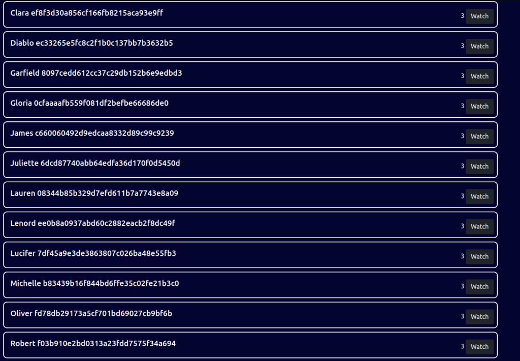 HTB - StreamIO Dumping user hashes