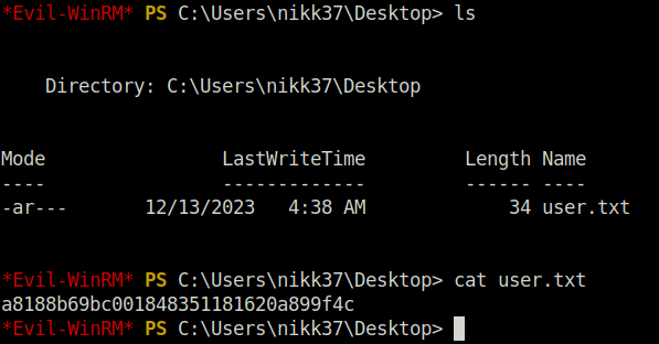 HTB - StreamIO user.txt