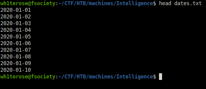 HTB - Intelligence dates.txt