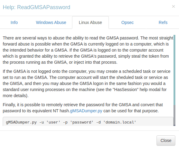 HTB - Intelligence ReadGMSAPassword abuse