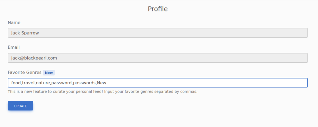 HTB - Intentions Profile