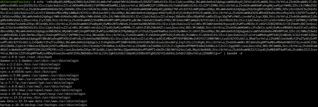HTB - Intentions Decoding base64