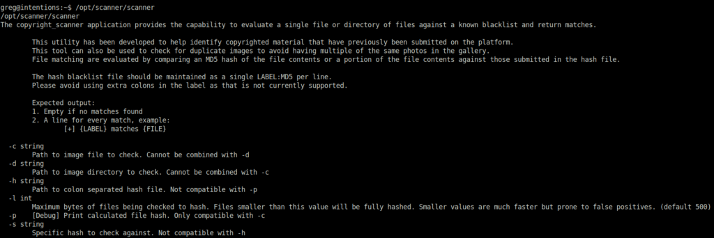 HTB - Intentions dmca_check.sh script