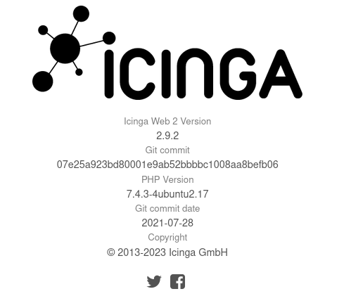 HTB - Cerberus Icinga 2.9.2 version running