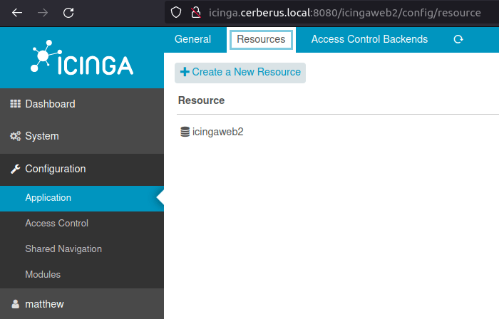 HTB - Cerberus Create a new resource