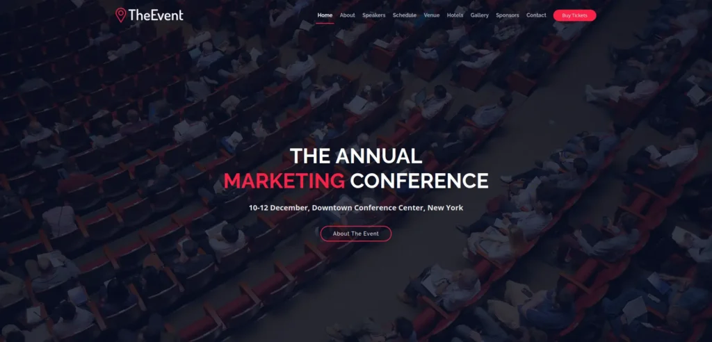 PG - Access The Event Website