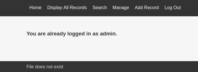 PG - DC-9 File does not exist