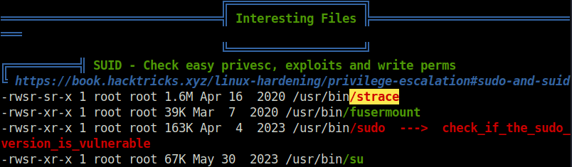 PG - Image strace binary