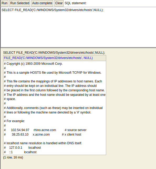 PG - Jacko /etc/hosts file