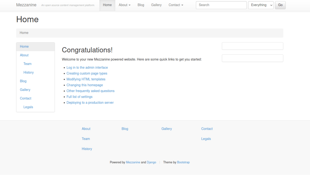 PG - Twiggy Mezzanine CMS