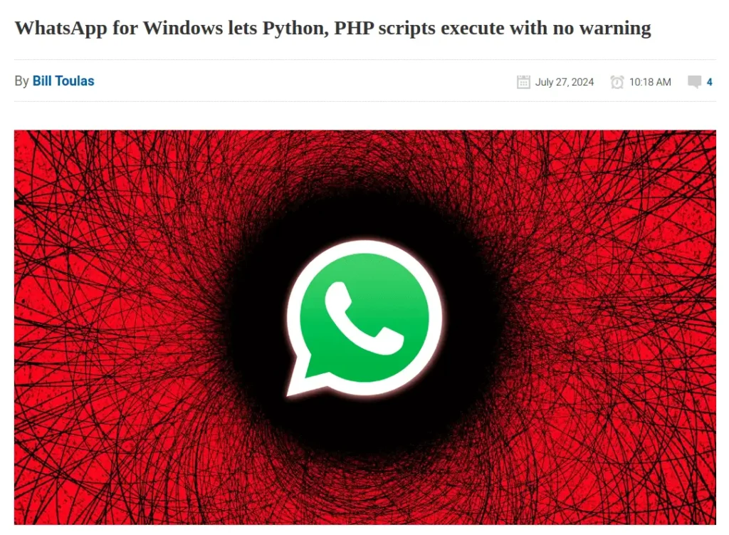 Hacking Windows via WhatsApp Messenger RCE Hacking Windows via WhatsApp Messenger RCE